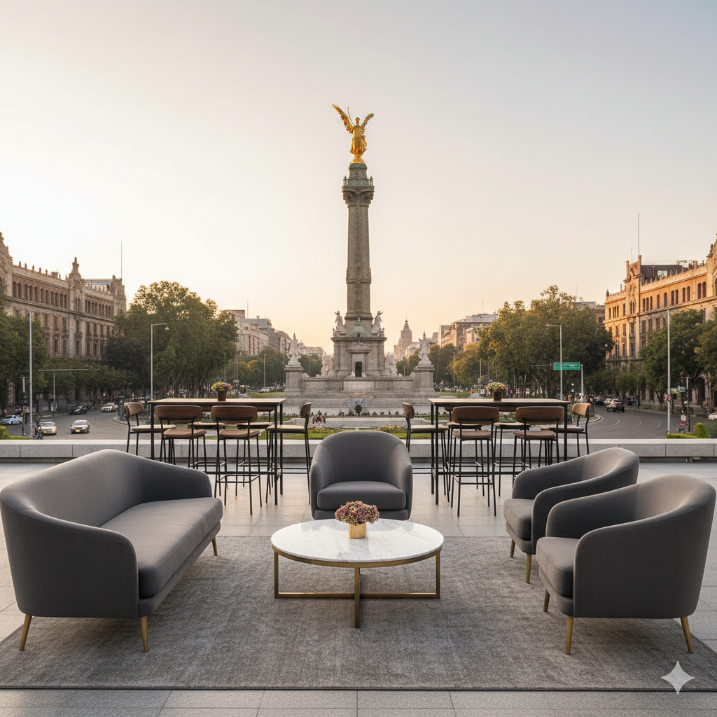 Renta de Mobiliario Premium CDMX: Mesas, Salas y Periqueras para un Layout Perfecto | Republika